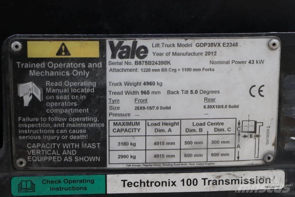 Yale GDP35VX شاحنات الديزل