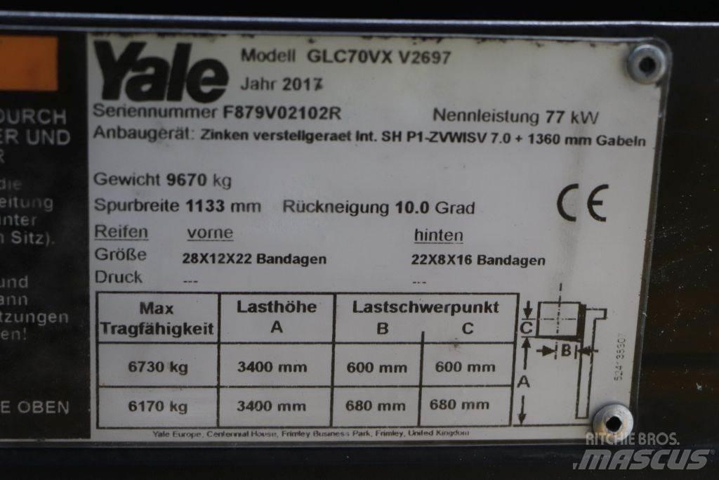Yale GLC70VX شاحنات LPG