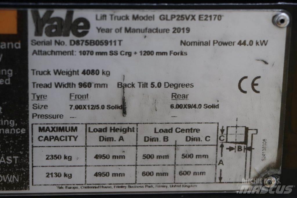 Yale GLP25VX شاحنات LPG