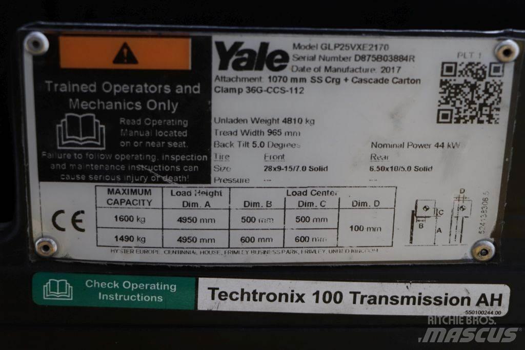 Yale GLP25VX شاحنات LPG