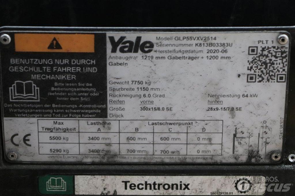 Yale GLP55VX شاحنات LPG