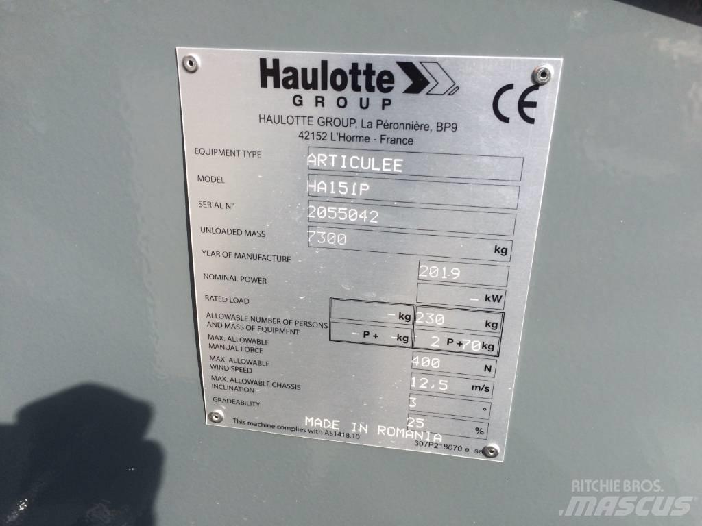 Haulotte HA 15 IP رافعات سلة مفصلية