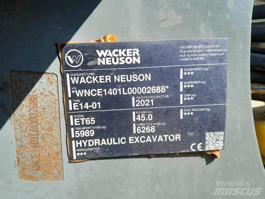 Wacker Neuson ET 65 حفارات زحافة