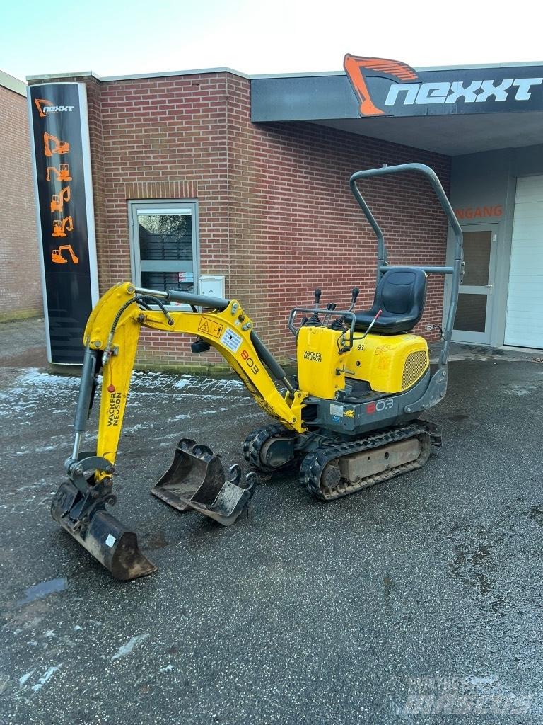 Wacker Neuson 803 حفارات صغيرة أقل من 7 طن (حفارات صغيرة)