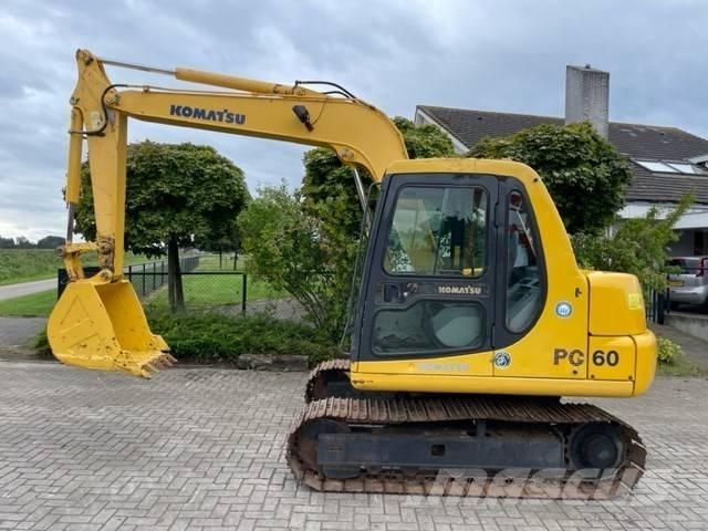 Komatsu PC 60-7 حفارات زحافة