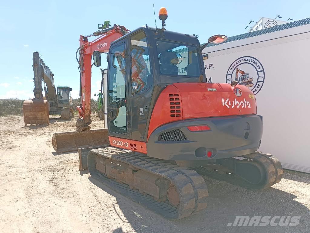 Kubota KX 080-4 حفارات وسط 7 طن - 12 طن