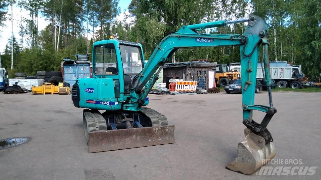 Kubota K 040 حفارات صغيرة أقل من 7 طن (حفارات صغيرة)