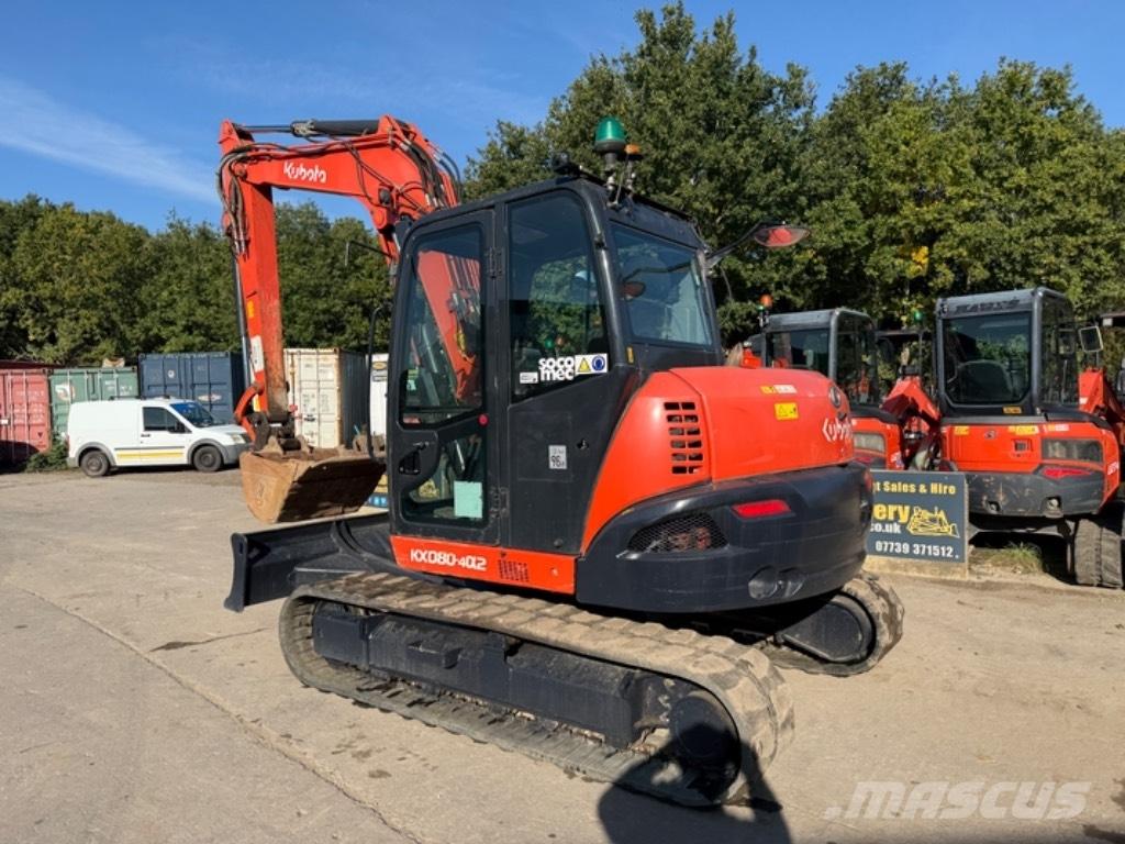 Kubota KX 080-4a2 حفارات وسط 7 طن - 12 طن