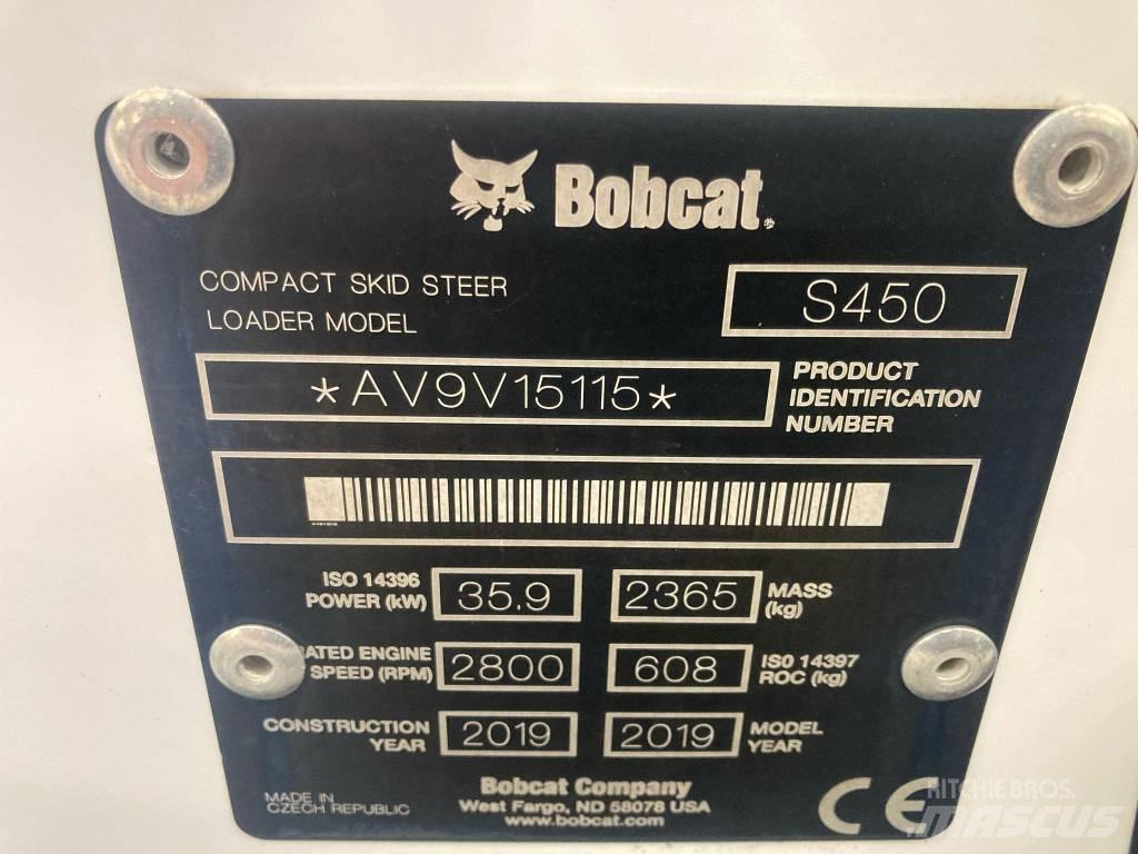 Bobcat S 450 لوادر انزلاقية التوجيه