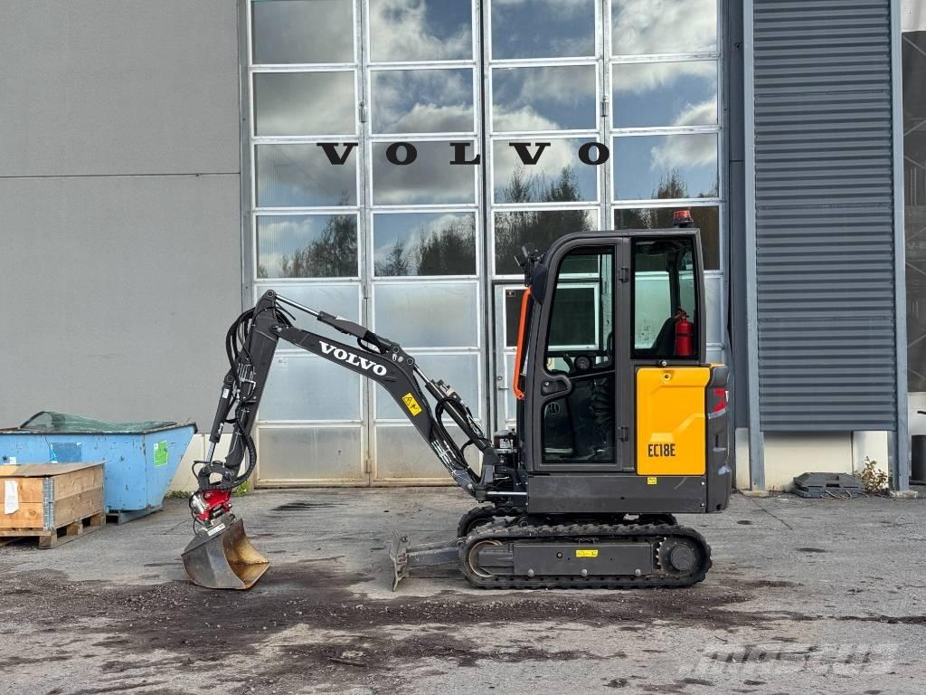 Volvo EC 18 E حفارات صغيرة أقل من 7 طن (حفارات صغيرة)
