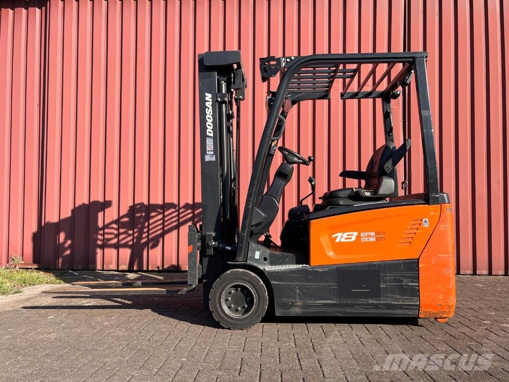 Doosan B 18 T-7 شاحنات ذات رافعات شوكية تعمل بالكهرباء