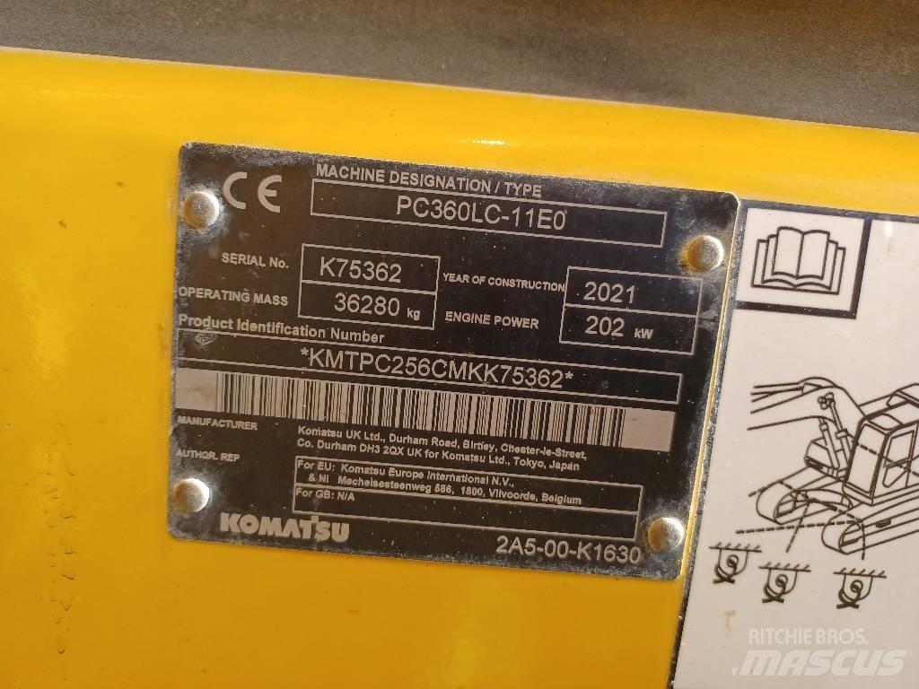 Komatsu PC360LCD-11 حفارات زحافة