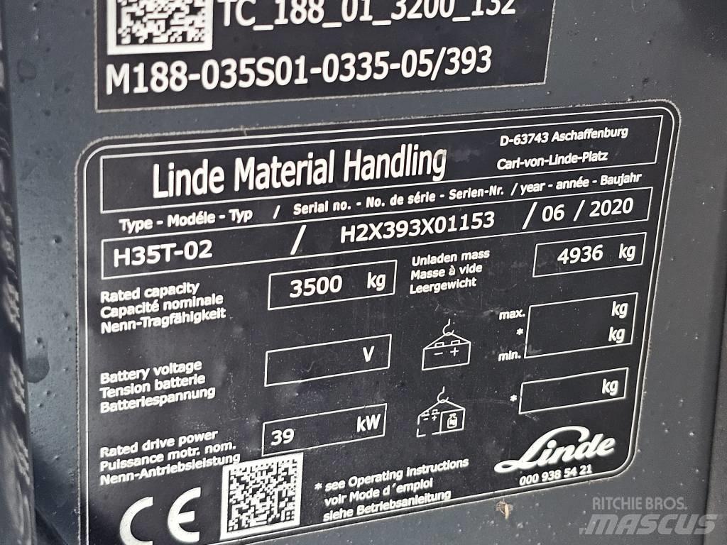 Linde H35T-02 شاحنات LPG