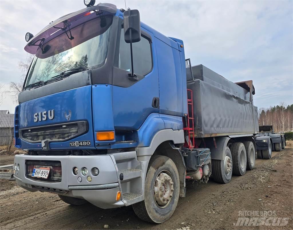 Sisu E12M 8X4 شاحنات قلابة