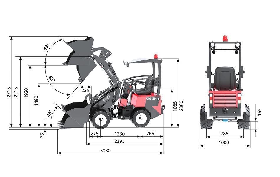 Kraft K160H لوادر بعجل