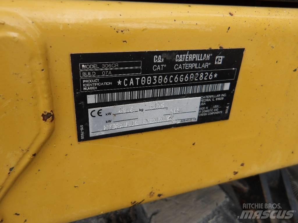 CAT 306 CR حفارات صغيرة أقل من 7 طن (حفارات صغيرة)