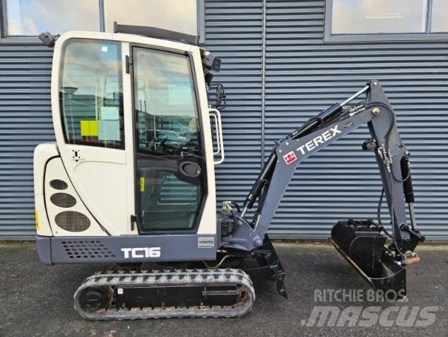 Terex tc16 حفارات صغيرة أقل من 7 طن (حفارات صغيرة)