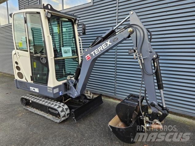 Terex tc16 حفارات صغيرة أقل من 7 طن (حفارات صغيرة)