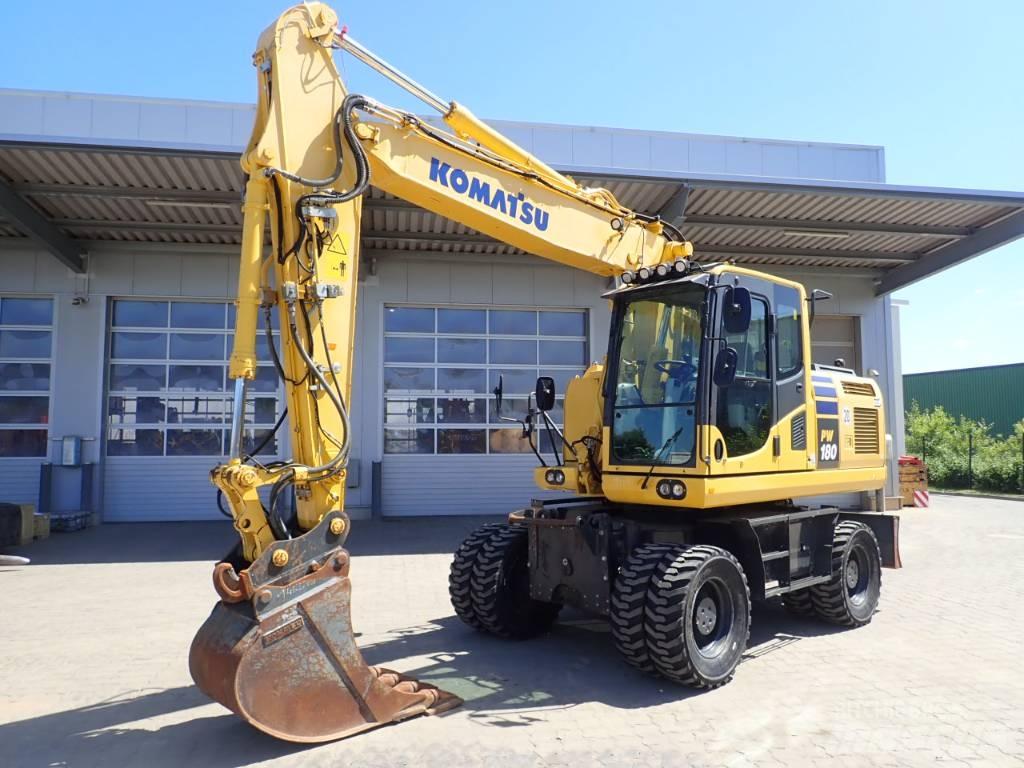 Komatsu PW 180-10 حفارات بعجل