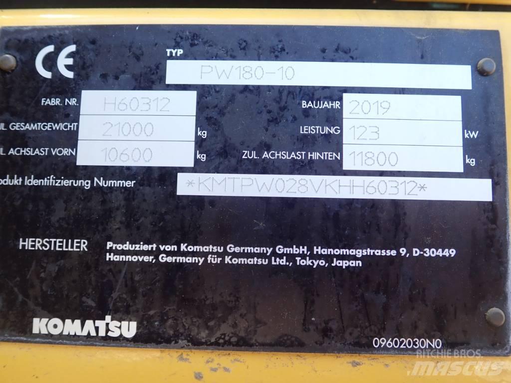 Komatsu PW 180-10 حفارات بعجل