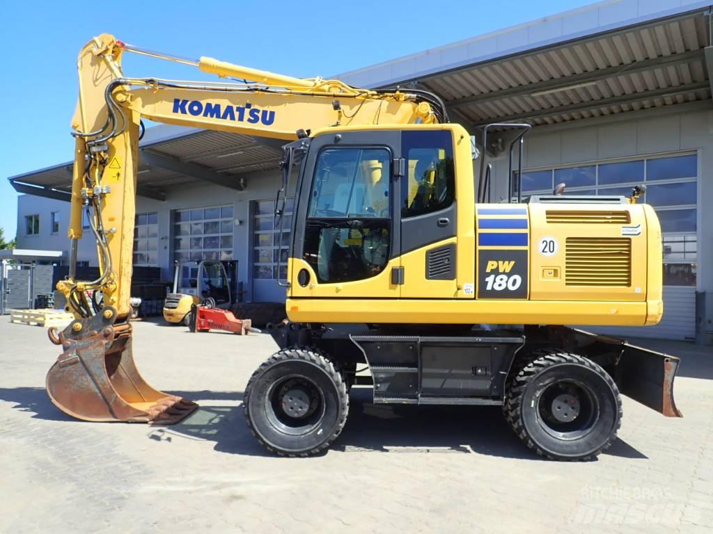 Komatsu PW 180-10 حفارات بعجل