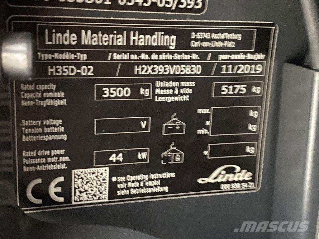 Linde H35D-02 شاحنات الديزل