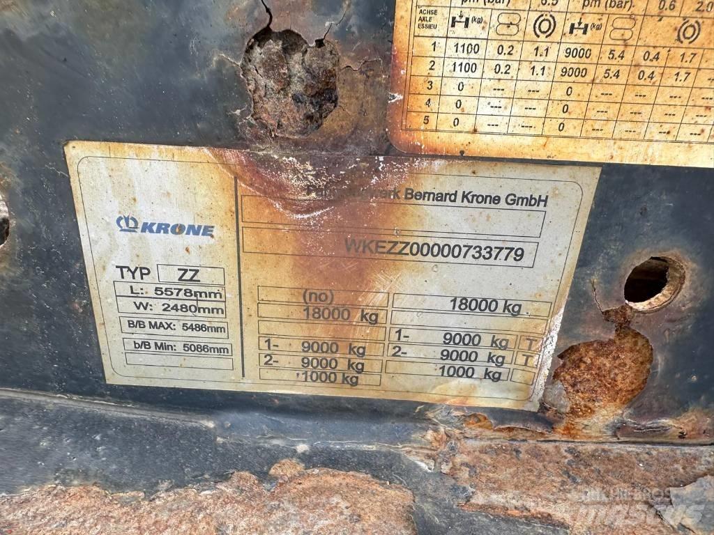 Krone Serie 3779 حاملة نقل رباعية العجلات