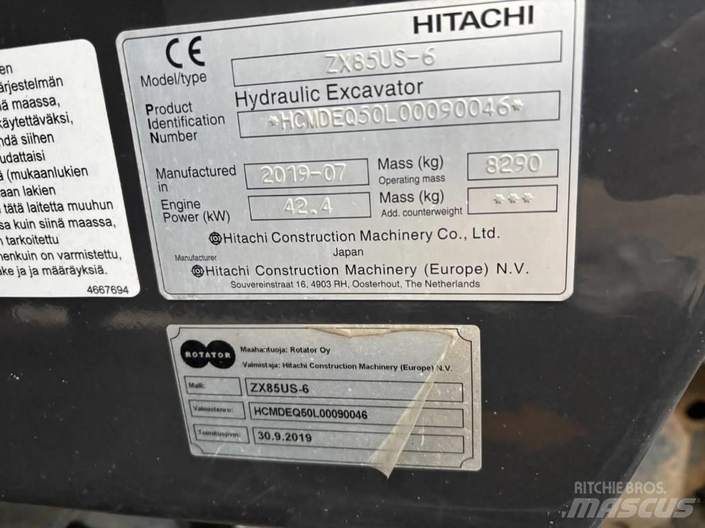 Hitachi ZX 85 US-6 حفارات وسط 7 طن - 12 طن