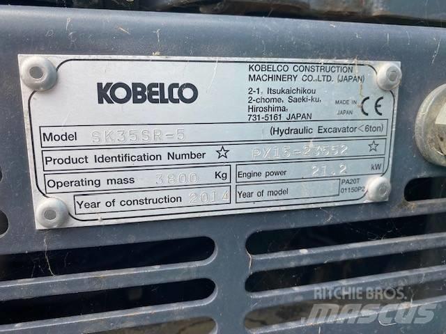 Kobelco SK 35 SR-5 حفارات صغيرة أقل من 7 طن (حفارات صغيرة)