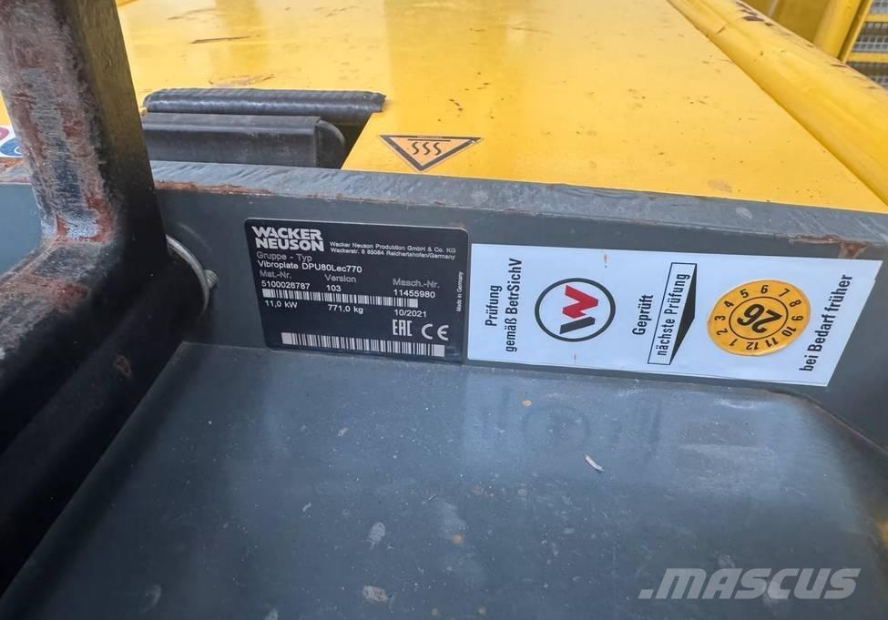 Wacker Neuson DPU 80 دكاكات أفقية