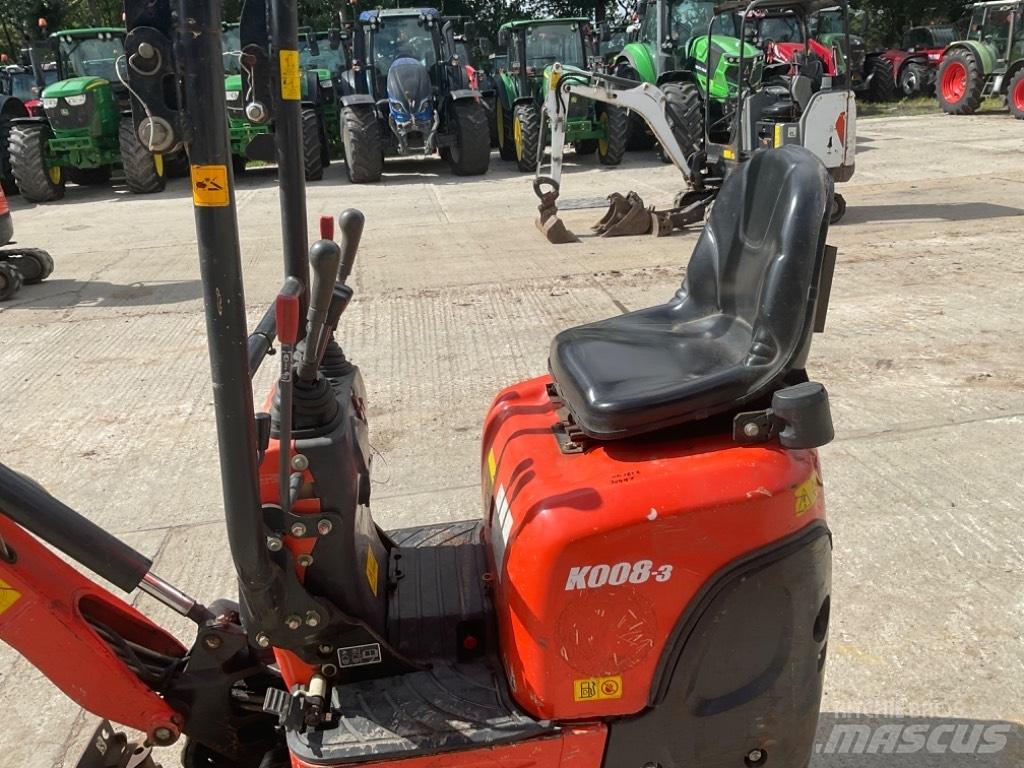 Kubota K 008-3 حفارات صغيرة أقل من 7 طن (حفارات صغيرة)