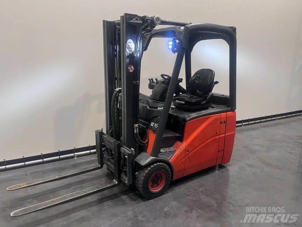 Linde E 16 H-01 شاحنات ذات رافعات شوكية تعمل بالكهرباء