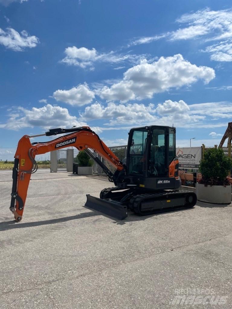 Doosan DX55r حفارات صغيرة أقل من 7 طن (حفارات صغيرة)