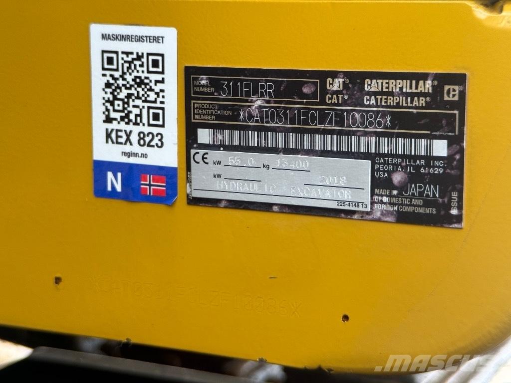 CAT 311 F LRR حفارات زحافة