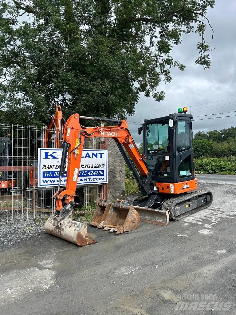 Hitachi ZX 26 U-6 حفارات صغيرة أقل من 7 طن (حفارات صغيرة)