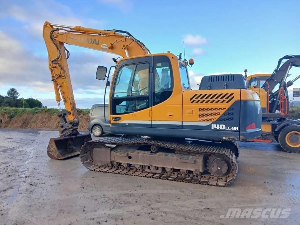 Hyundai R 140 حفارات زحافة