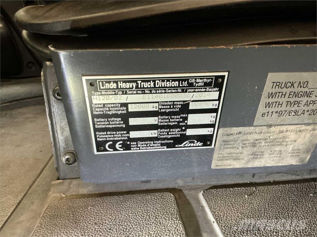 Linde H120D/1200 شاحنات الديزل