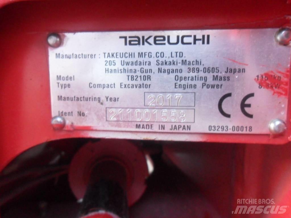 Takeuchi TB210R حفارات صغيرة أقل من 7 طن (حفارات صغيرة)