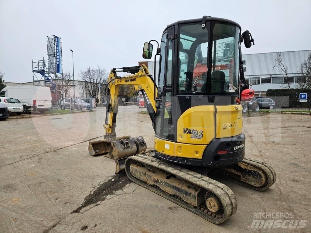 Yanmar Vio 26 حفارات صغيرة أقل من 7 طن (حفارات صغيرة)