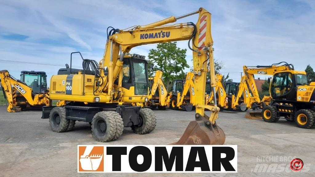 Komatsu PW 160-7 حفارات بعجل