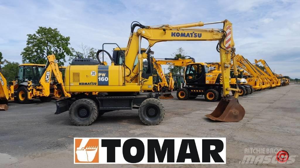Komatsu PW 160-7 حفارات بعجل