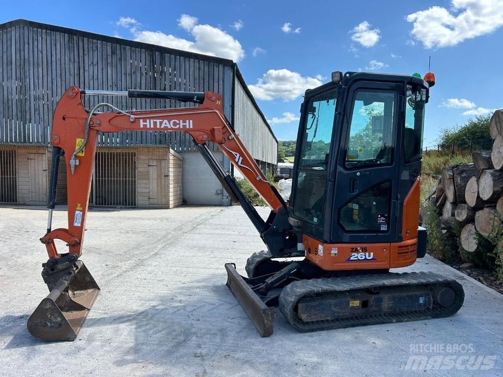 Hitachi ZX 26 U-6 حفارات صغيرة أقل من 7 طن (حفارات صغيرة)