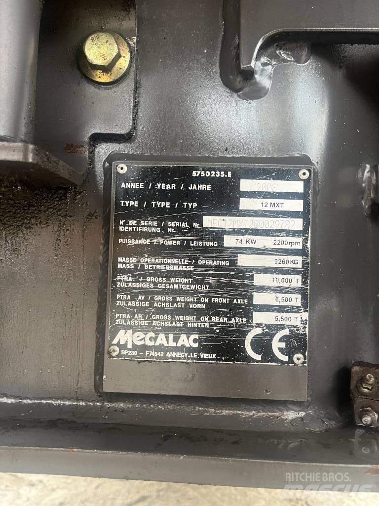 Mecalac 12 M XT حفارات بعجل
