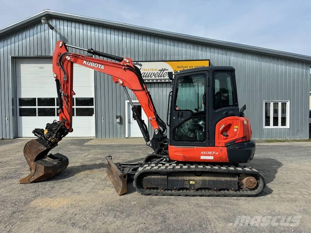 Kubota KX 057-4 حفارات صغيرة أقل من 7 طن (حفارات صغيرة)