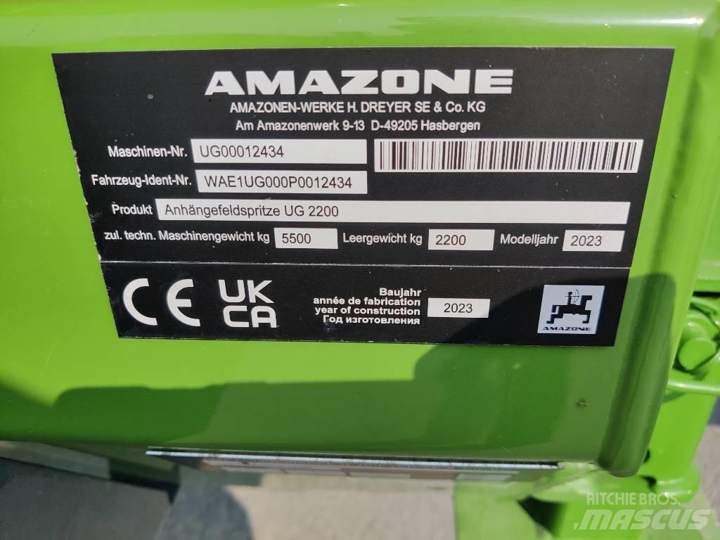Amazone UG 2200 الرشاشات