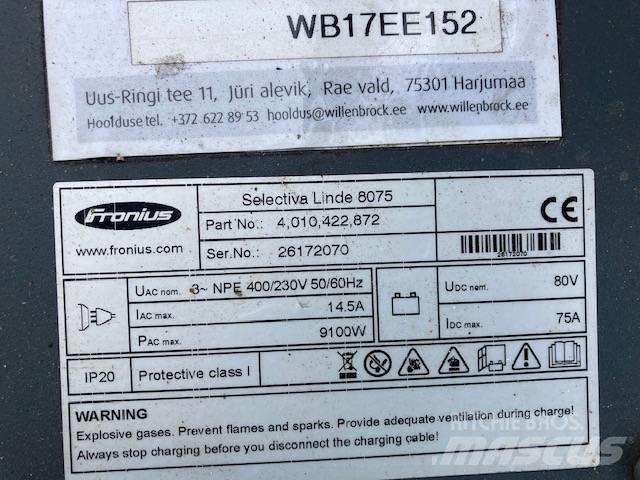 Linde E30/600HL/387 شاحنات ذات رافعات شوكية تعمل بالكهرباء