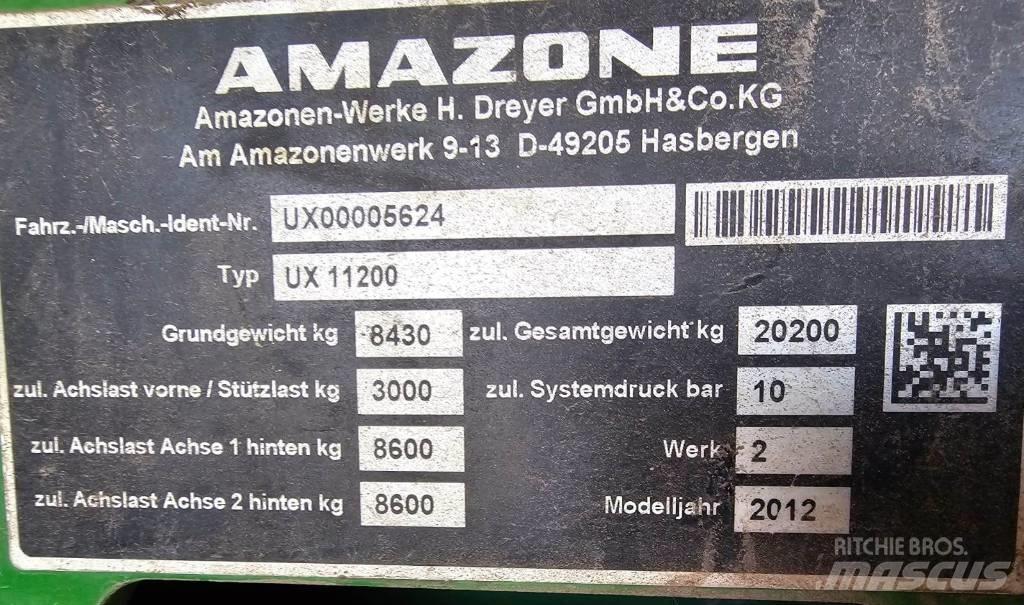 Amazone UX 11200 الرشاشات