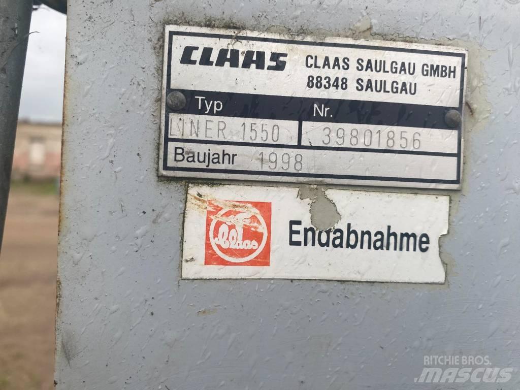 CLAAS Liner 1550 مكابس وميبسات التبن