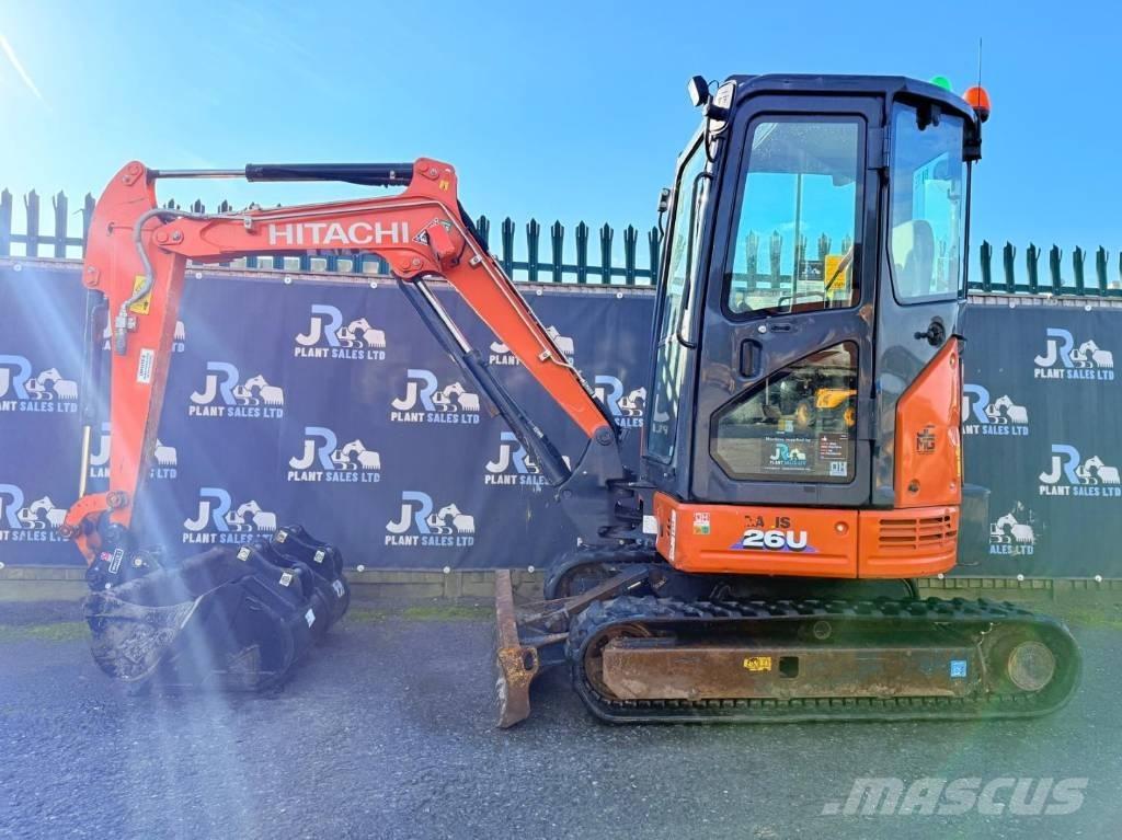 Hitachi ZX 26 U-6 CR حفارات صغيرة أقل من 7 طن (حفارات صغيرة)