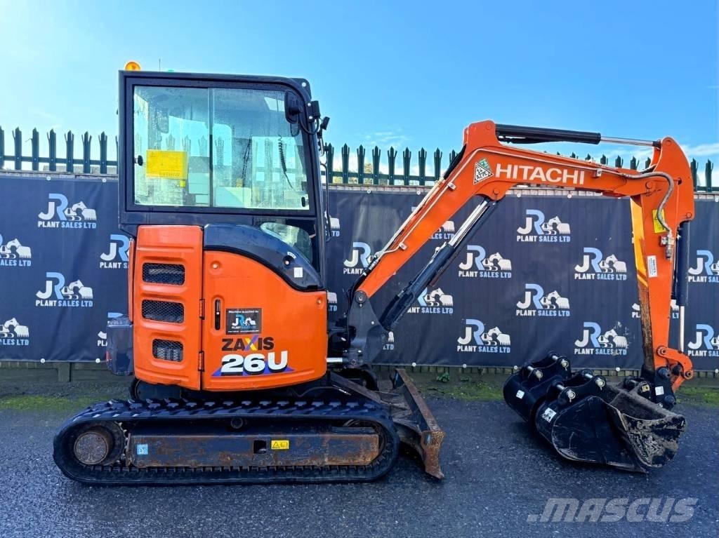 Hitachi ZX 26 U-6 CR حفارات صغيرة أقل من 7 طن (حفارات صغيرة)